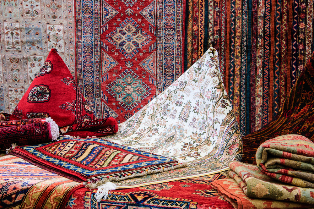 piled rugs